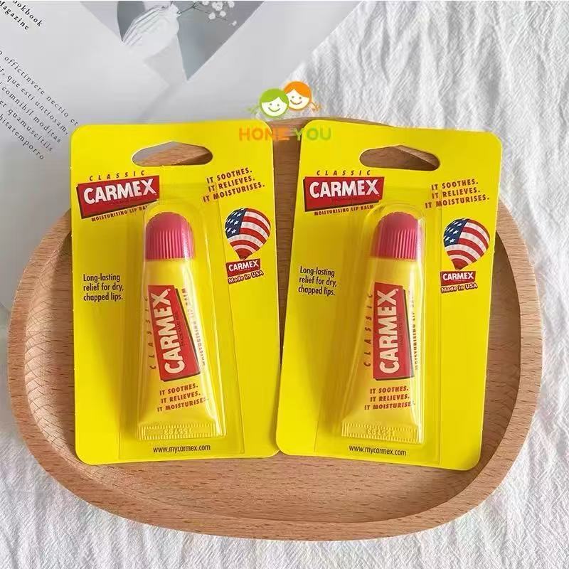 CAEMEX小蜜缇润唇膏修护保湿学生防干裂正品小蜜蜂黄管