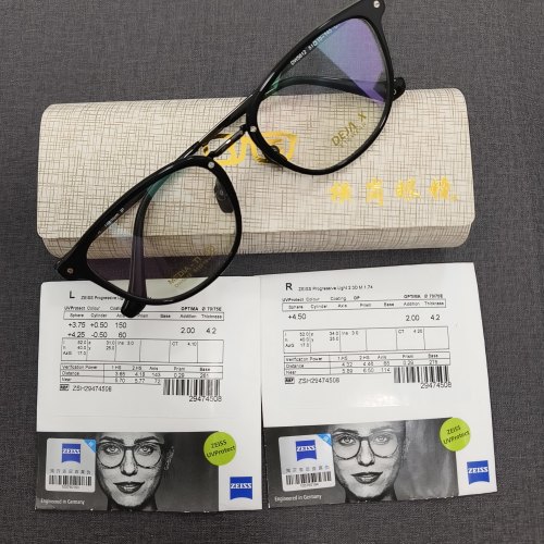 zeiss蔡司镜片新清锐钻立方铂金膜A系列莲花膜防蓝光变色近视超薄