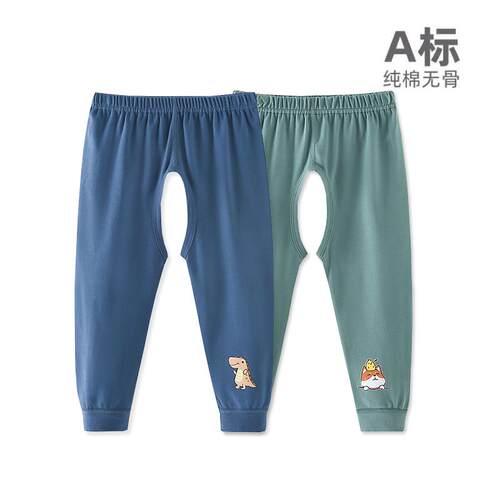 婴儿纯棉开裆裤外穿无骨宝宝打底