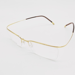 超轻纯钛眼镜架男半框商务眼镜框配近视眼镜男可配镜片眼睛框镜架