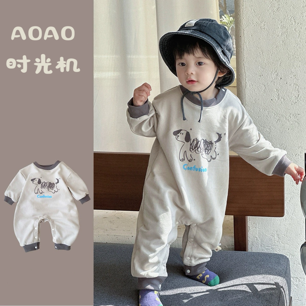 2025年春季新款婴幼儿连体衣连身衣/爬服/哈衣