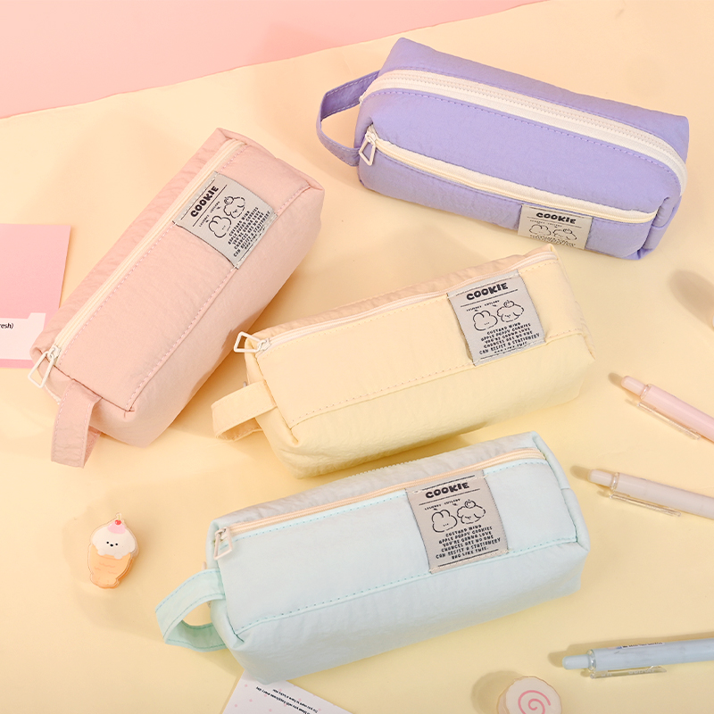 多巴胺笔袋初中生女孩款高颜值ins风铅笔盒2025新款网红爆款奶呼呼文具盒小学生女孩大容量上学必备学习用品