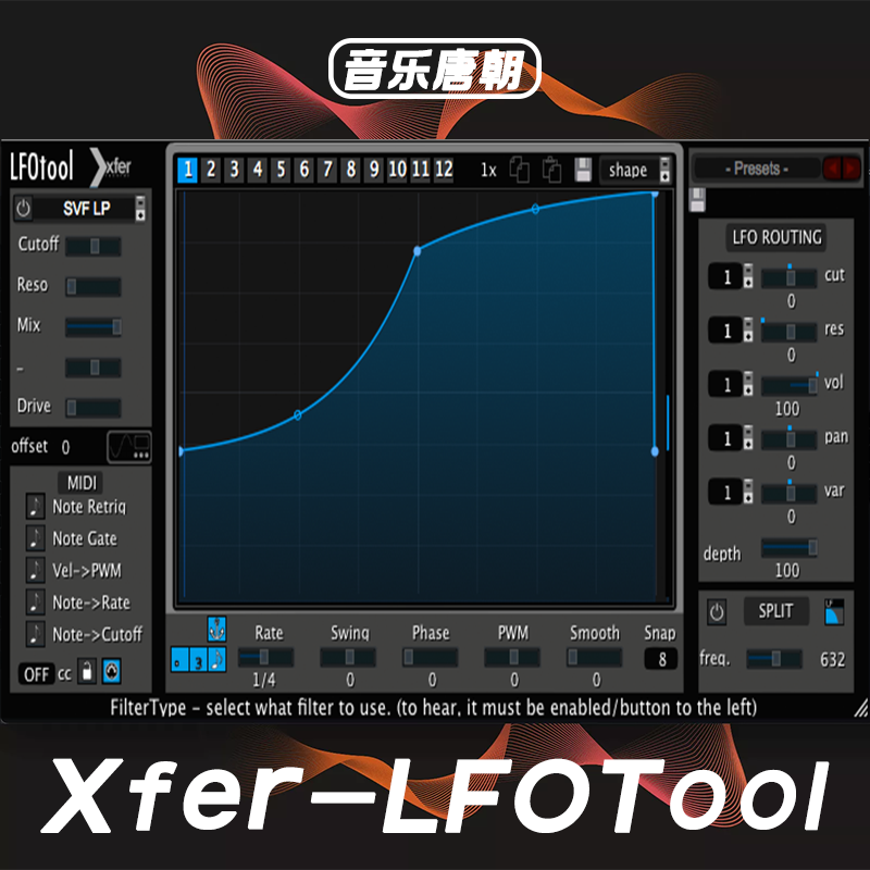 LFOTooL强大的低频震荡期插件