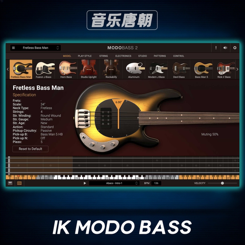 MODOBASS2物理建模贝斯全套