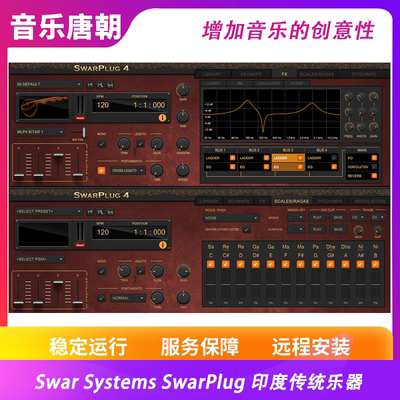 Swar Systems SwarPlug 古典传统印度乐器合成器音源WIN&MAC