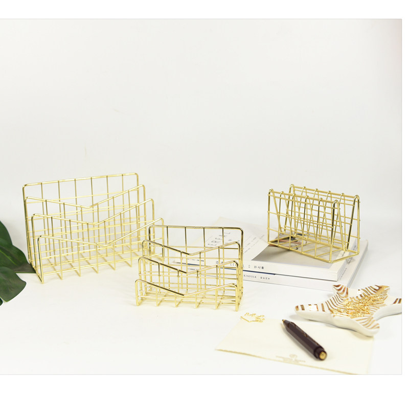 北欧卡片信封桌面收纳架办公室