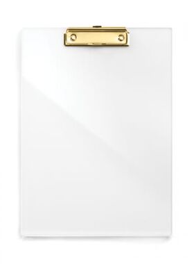 TG 亚克力透明写字夹板 金色夹子 写字挂板 拍摄文具