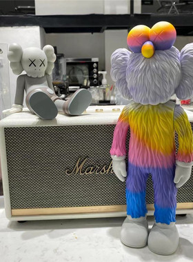 Mand kaws 新款芝麻街公仔 彩色BFF夜光潮流摆件模型限量手办玩偶