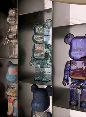 bearbrick暴力熊1000%大摆件星空梵高积木熊70cm公仔潮流家居摆件