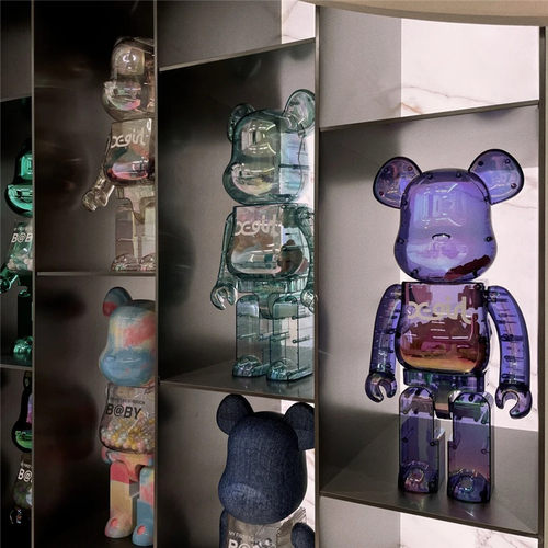 bearbrick潮玩摆件熊摆件积木熊