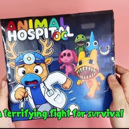ROBLOX罗布乐思动物医院手工益智玩具安静书DIY解压游戏儿童创意