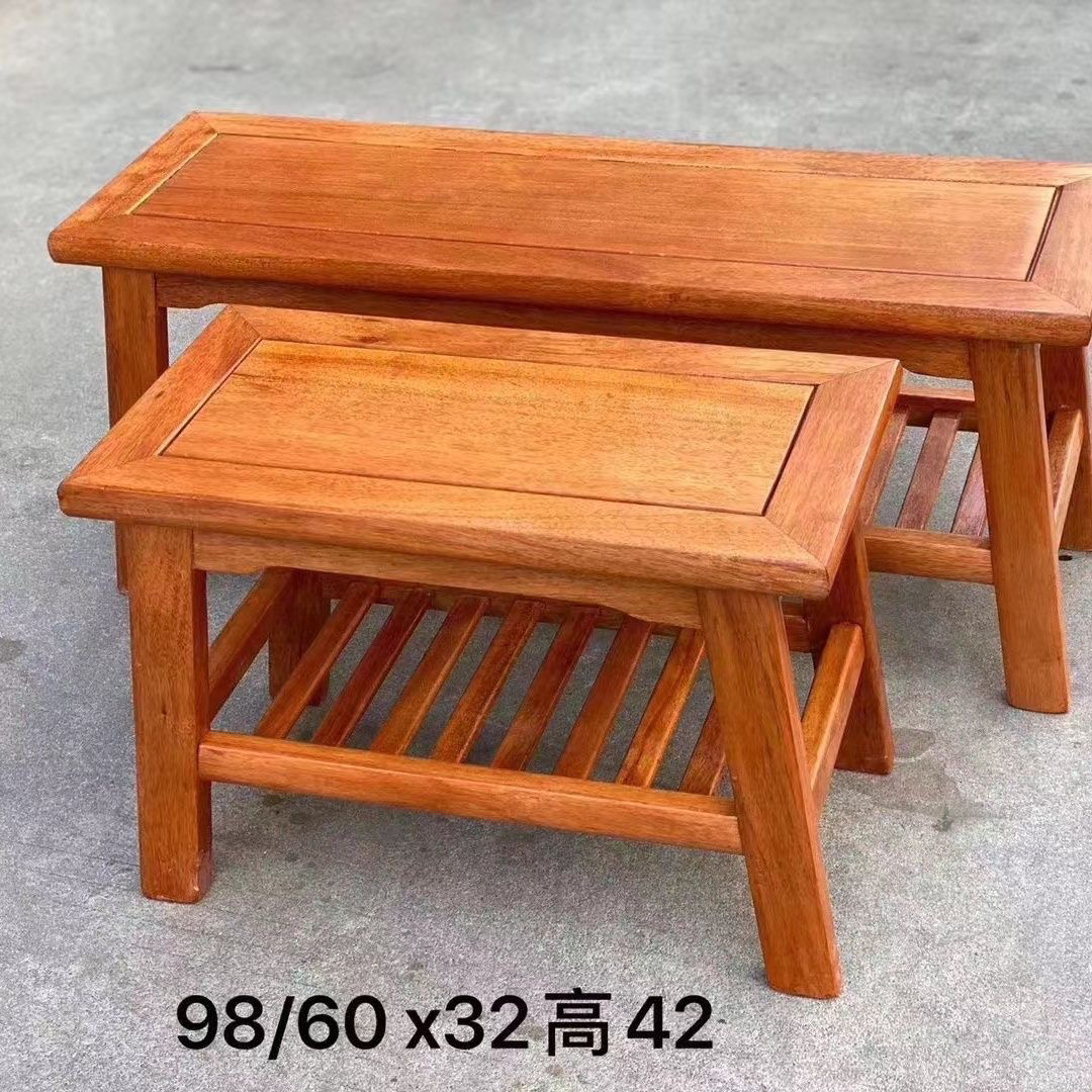 红木鞋凳凳子新中式家用客厅简约全实木入门口换鞋凳菠萝格木鞋架
