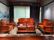 红木家具全实木金花梨木沙发中式简约客厅大茶几原木大户型客厅