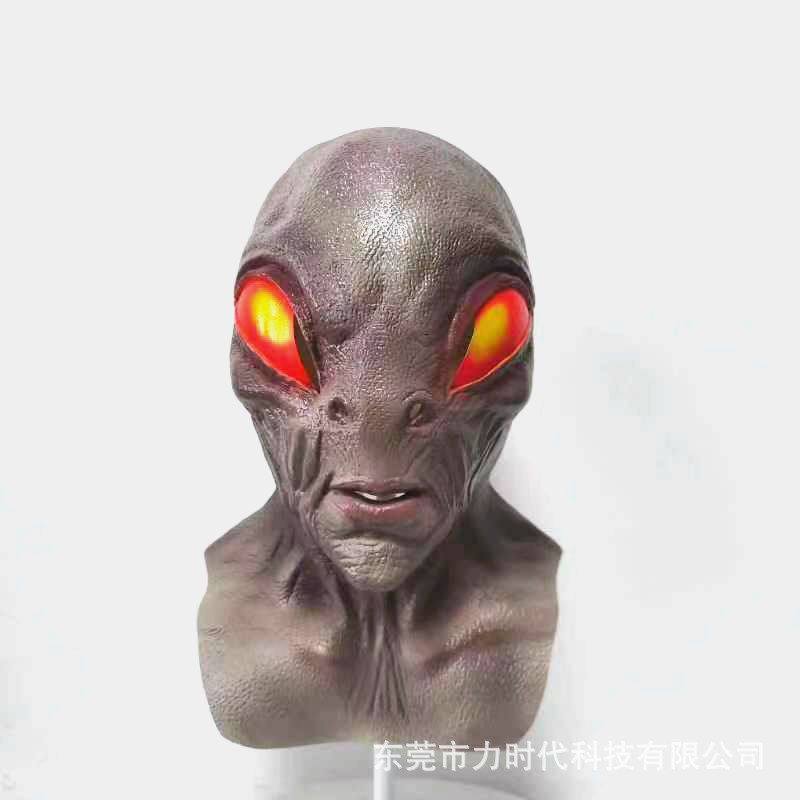新款红眼外星人头套 乳胶面具 万圣节影视表演周边装扮恐怖面具,节庆用品/礼品,面具,淘宝优惠券,粉丝福利购,淘宝优惠卷