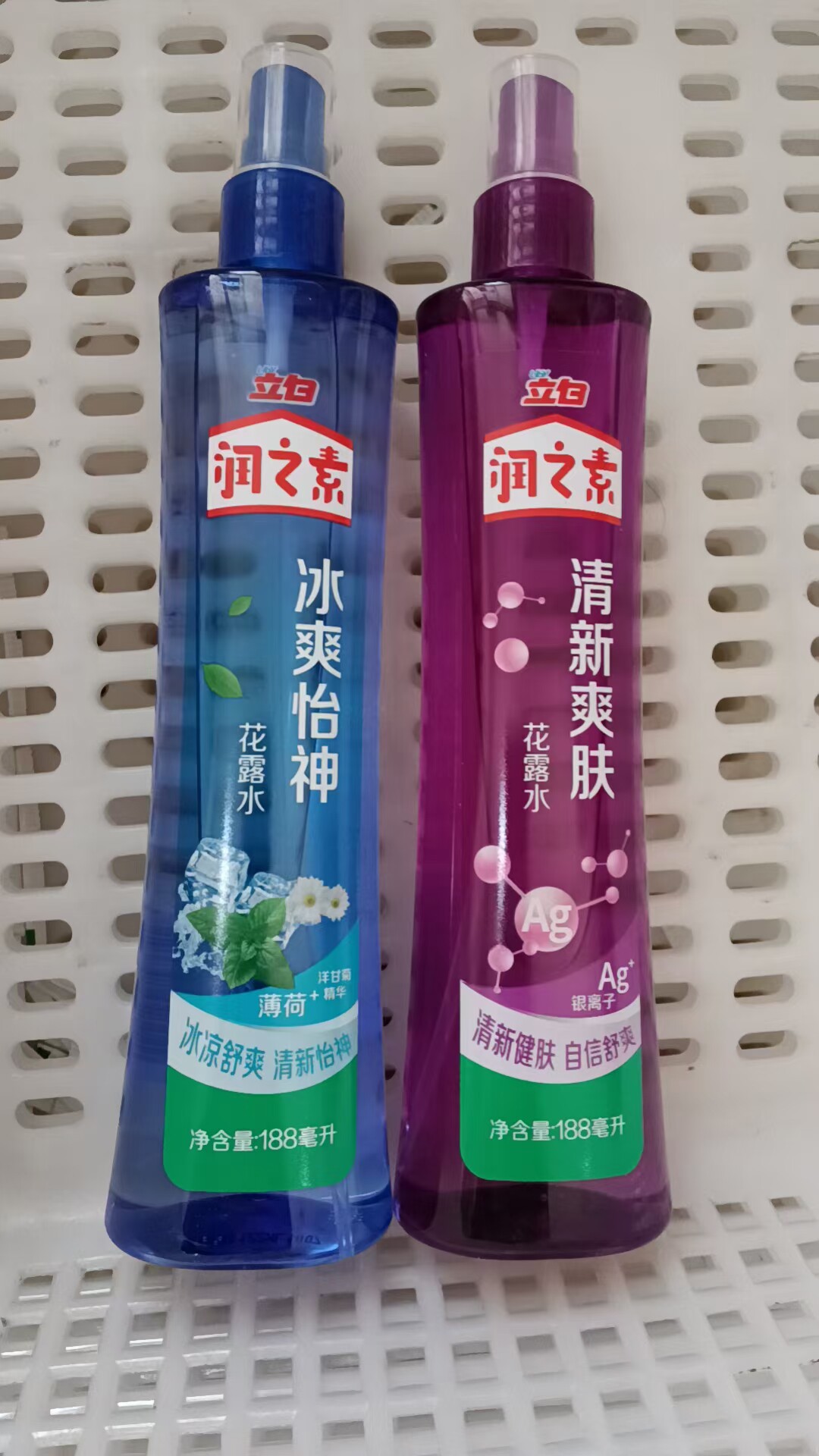 188ml立白润之素花露水艾草金银花驱蚊 长效提神清凉舒爽