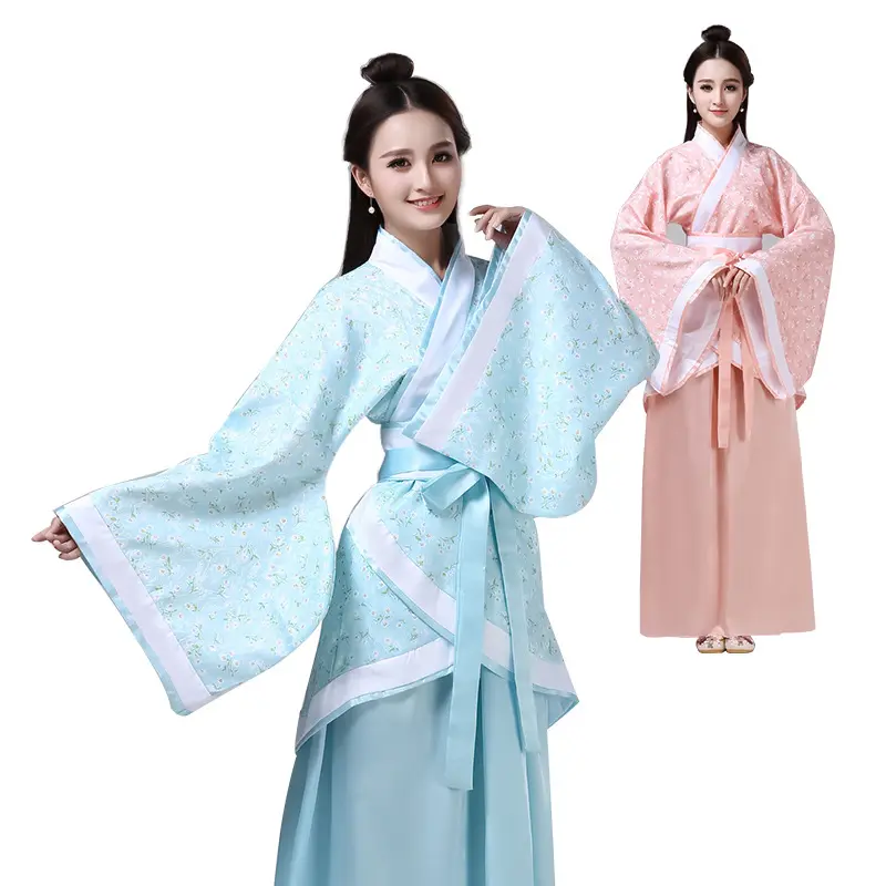 汉服女复古影楼毕业照写真舞蹈