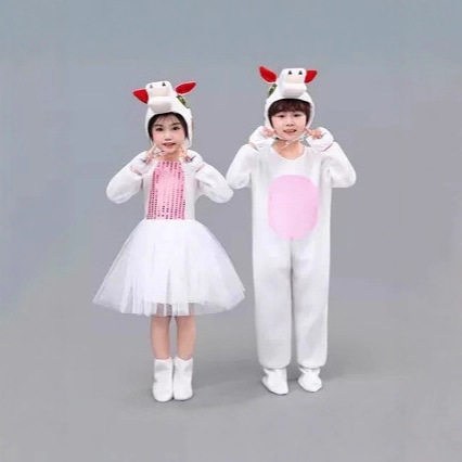元旦儿童小马过河主题演出服幼儿