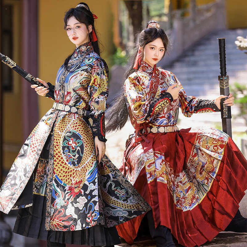 慕夏明千户汉服男女罩甲飞鱼服