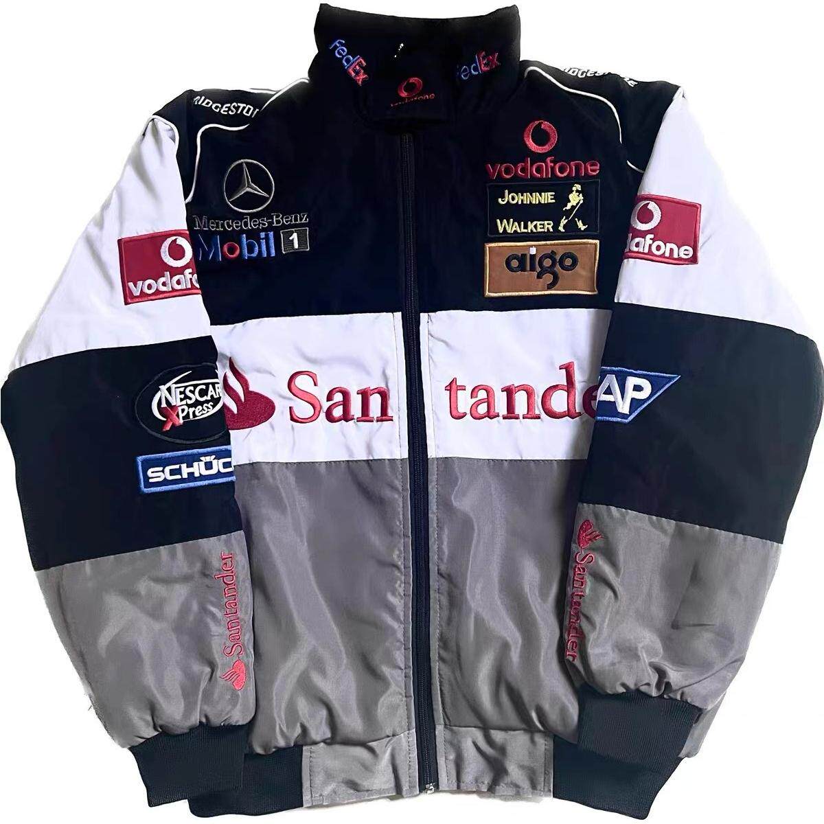 F1赛车服奔刺绣机车服骑行服外套