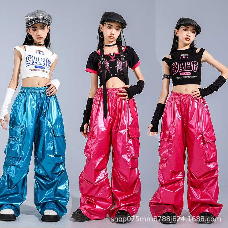 女童爵士舞演出服儿童街舞走秀