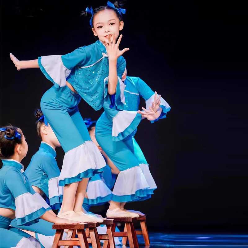 六一儿童古典舞演出服马儿嘟嘟骑