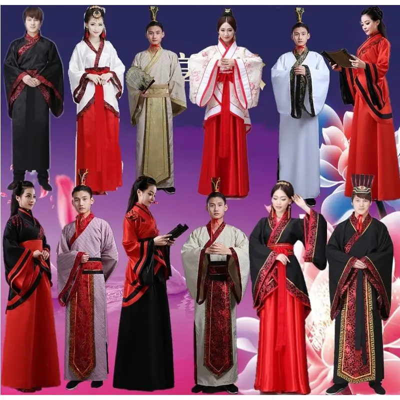 古装汉服男女成人礼仪服装国学班