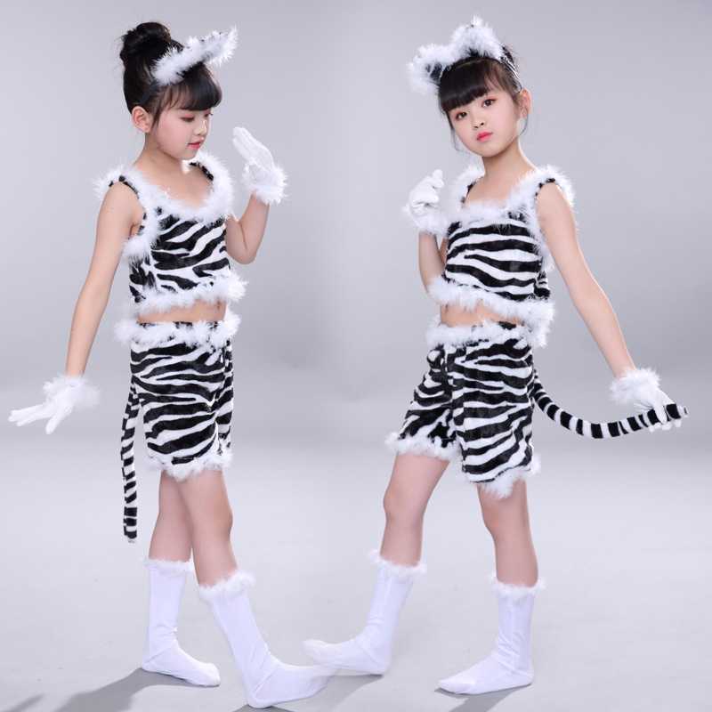 六一儿童小猫演出服男女幼儿园