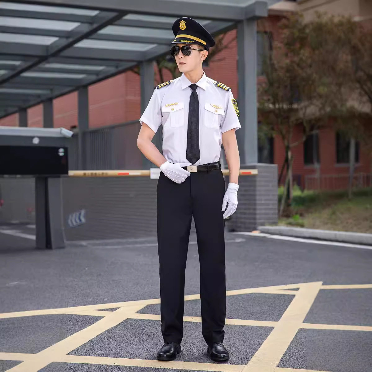 物业保安礼宾服装男女款透气吸汗