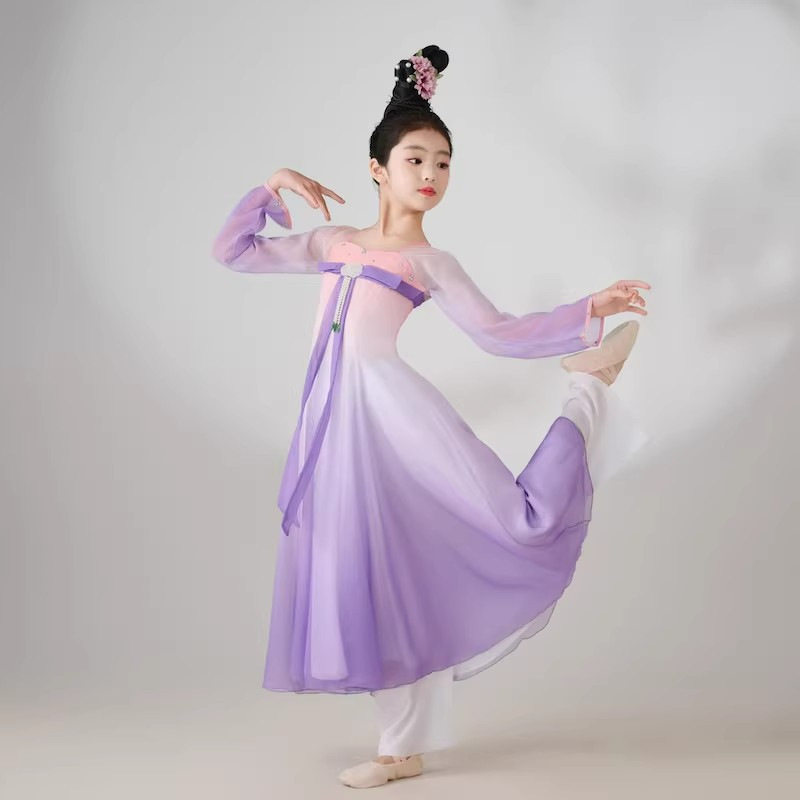 儿童古典舞演出服飘逸玉灵儿少儿