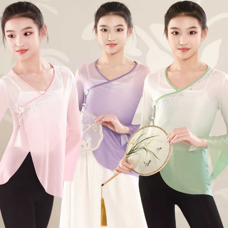 儿童古典舞纱衣身韵演出服女童