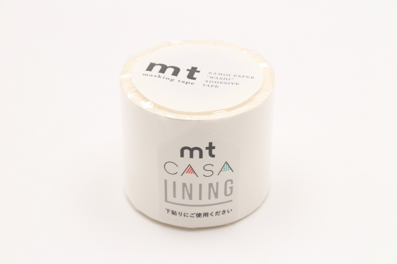 日本mt和纸胶带 手帐胶带纯白色 打底 mtCASA LINING MTCALI01