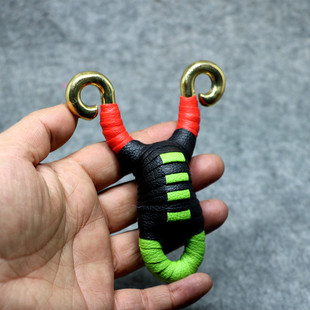 冷弯弹弓小S304不锈钢掌中宝传统弓直板弓黄铜蛤蟆圆皮筋藏羚羊弓