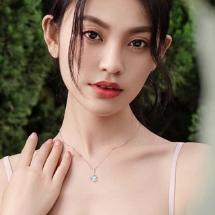 一见钟情项链小众高级感浪漫轻奢送女友七夕礼物