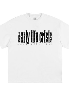 Nettspend Early Life Crisis Tour Merch tee 标语会场限定短袖