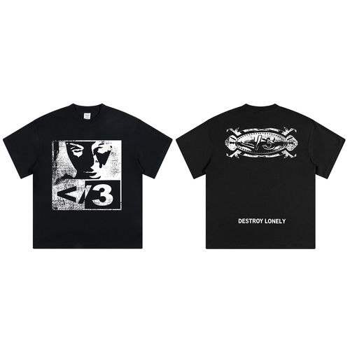 Destroy Lonely Merch· 3Piercing Girl Shirt烫钻短袖会场限定T