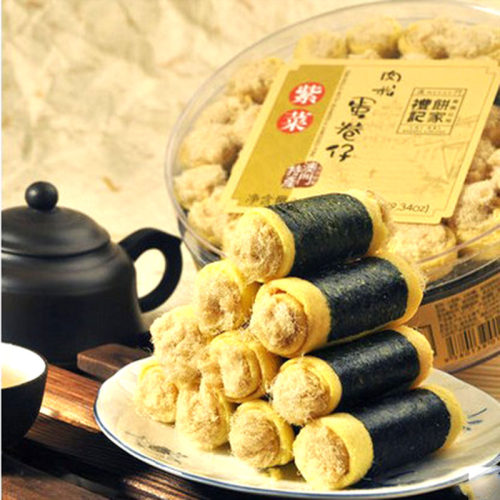 蛋卷饼干礼记紫菜小吃肉松蛋卷