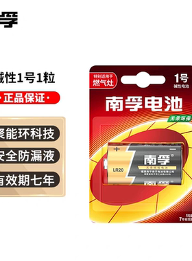 南孚1号电池煤气灶专用一号大号燃气炉热水器天然气碱性LR20 1.5V