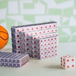 亚克力骰子实心塞子玩具筛子粒教具大号14麻将机色子酒吧KTV专用