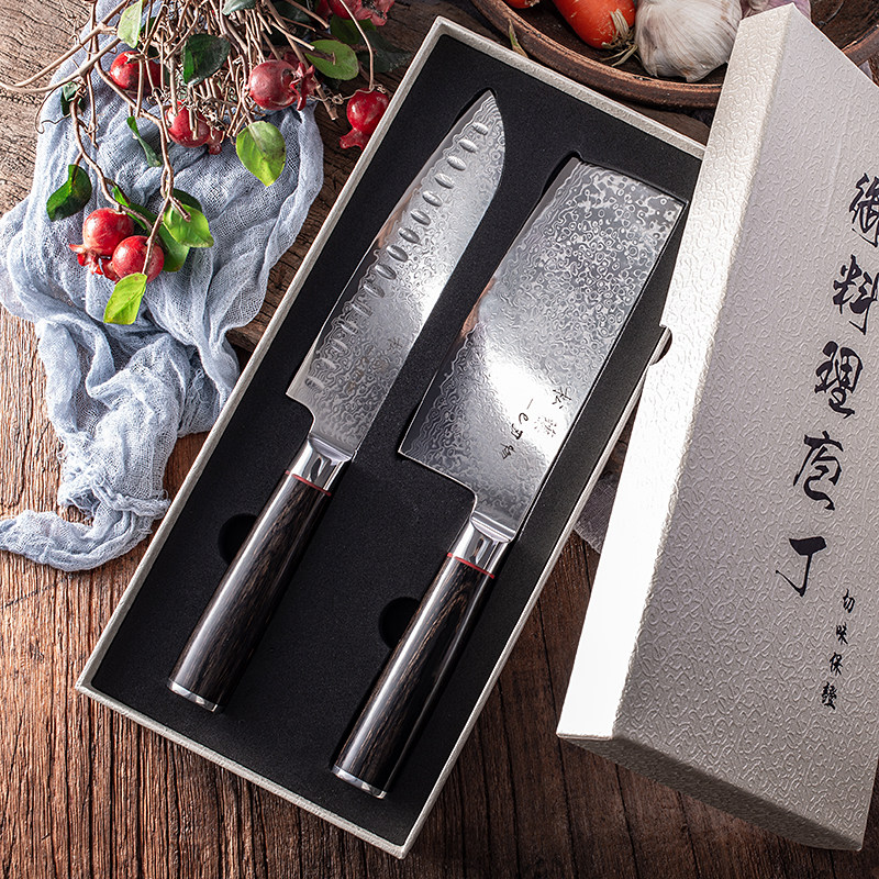 日式小厨刀料理大马士革刀