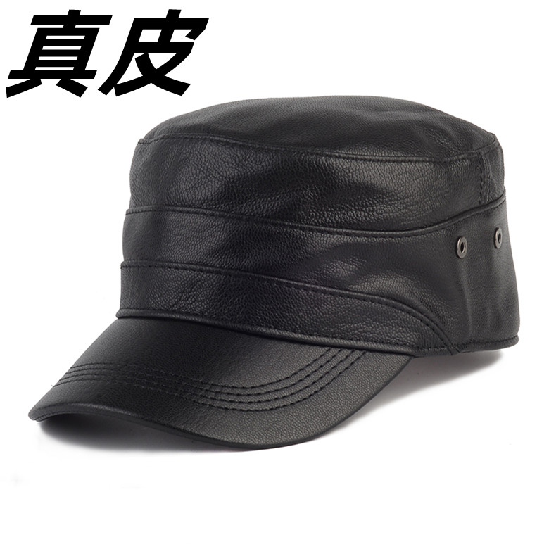 蒂羽森平顶帽逛街休闲男士秋冬