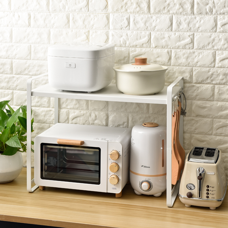 居友微波炉烤箱双层厨房置物架