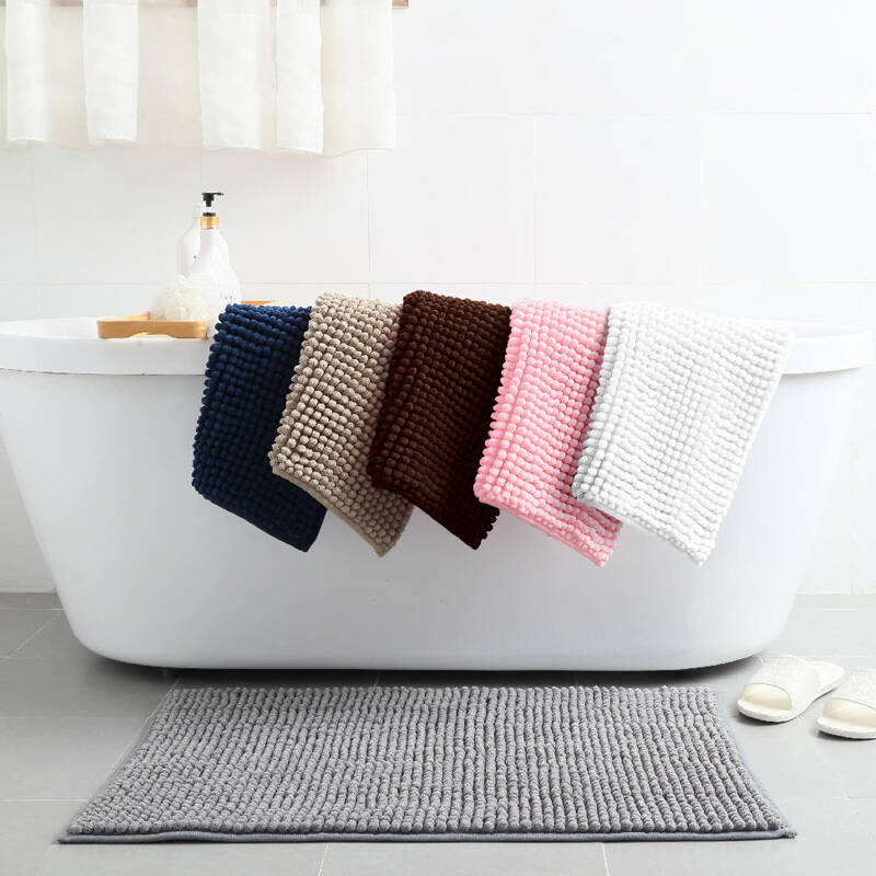 雪尼尔加厚防滑吸水脚垫