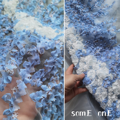 风铃网纱服装欧美肌理