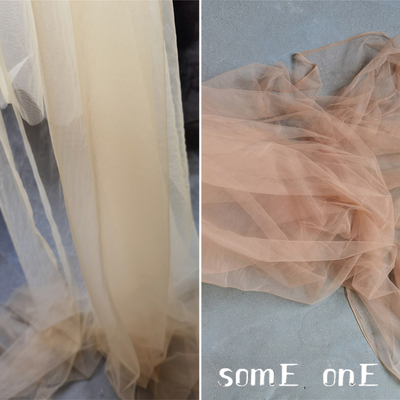 风铃网纱服装欧美肌理