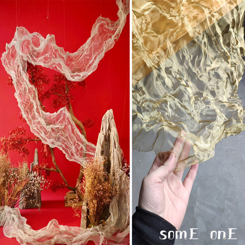 风铃钢丝网服装欧美肌理