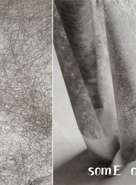 设计师服装布 双面蝉翼死灰色面料 设计师肌理造型时装服装布料