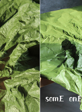 进口软质青菜绿色纸T特卫强水洗纸呼吸纸撕不烂防水面料