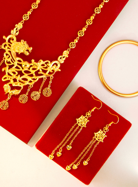 结婚五金项链订婚假五金摆件