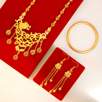 结婚五金项链订婚假五金摆件