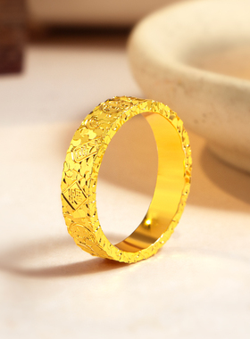 碎碎冰吉言戒指小众设计闭口指环